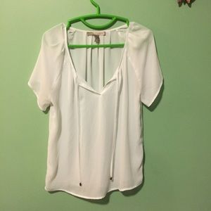 White See Through Dress Shirt